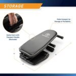 Marcy Foldable Adjustable Utility Weight Bench, Strength Training Home Gym for Full Body Workout - Image 4