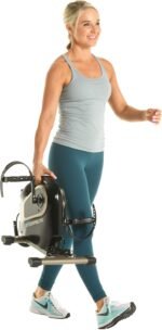 Exerpeutic 2000M Motorized Under Desk Exercise Bike - Electric Legs and Arms Pedal Exerciser - Fitness Equipment for Home Use - Remote Work Office Accessory - Black - Image 5