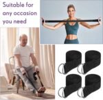 Jerify Yoga Strap for Stretching Bulk 6ft Exercise Stretch Band with Metal D Ring Adjustable Pilates Non Elastic Yoga Belt for Women Men Physical Fitness Gym Workout Dance - Image 6