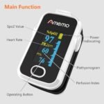 Pulse Oximeter,OLED Display Oxygen Monitor Fingertip,Blood Oxygen Saturation Monitor(SpO2) with Carrying Case,Silicone Cover - Image 3
