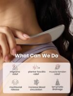 lifechill Stainless Steel Gua Sha Body Tool, Metal Muscle Scraper Tool for Physical Therapy, Fascia Massage Tools for Pain Relief Deep Tissue, IASTM for Self Care Routine - Image 3