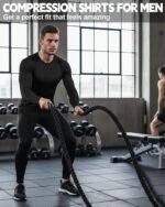 Coume 4 Pack Men's Compression Shirts Long Sleeve Athletic Workout Sports Undershirt Base Layer Top Winter Sports Gear - Image 7