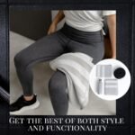 Luzia Striped Workout Towel for Sweat (Pack of 2) - Premium Quality 100% Turkish Cotton - Lightweight and Super Absorbent for Exercise, Sports, Workout, Fitness, Gym, Yoga, Running (Gray) - Image 3