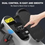 Under Desk Elliptical Machine, Electric Seated Pedal Exerciser,Elliptical Leg Exercisers for Seniors,Mini Ellipse Leg Exerciser with Remoter,12 Adjustable speeds Pedal Exerciser - Image 3
