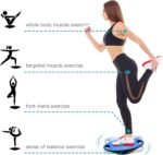 EVERYMILE Wobble Balance Board, Exercise Balance Stability Trainer Portable Balance Board with Handle for Workout Core Trainer Physical Therapy & Gym No-Skid Surface - Image 7