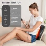 Neck and Back Massager for Pain Relief Deep Tissue with Heat, Shiatsu Shoulder Massager with Bi-Directional Rotating Head for Neck, Back, Shoulders, and Legs - Image 3