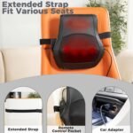 Neck and Back Massager for Pain Relief Deep Tissue with Heat, Shiatsu Shoulder Massager with Bi-Directional Rotating Head for Neck, Back, Shoulders, and Legs - Image 6