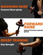 Fitarc Wrist Bar,Forearm Strengthener,Wrist Curl Bar,Grip Strength Trainer, Wrist Bar,Wrist Rotation Exerciser,Wrist Forearm Strengthener - Image 5