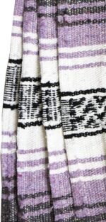Canyon Creek Authentic Mexican Yoga Falsa Blanket (Light Purple) - Image 6