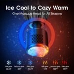 AERLANG Massage Gun with Heat and Cold,Deep Tissue Massage Gun, Back and Neck Massager for Pain Relief,Muscle Percussion Massager,Handheld Messager with 7Heads&Silent Birthday Gifts for him - Image 3