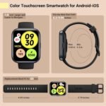 Smartwatch for Women/Men, Compatible with Android & iPhone, 1.8'' Fitness Tracker Watch with Alexa, Call & Notification Alerts, Heart Rate & Sleep Monitor, 120 Sports Modes, Waterproof Smart Watch - Image 7