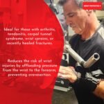 Left Hands Free Pain Management Weightlifting Wrist Support for Gym - Adjustable Straps Brace Non-Slip Grip for Gym, CrossFit, Strength Workouts - Eliminate the Pain Embrace the Gain - Image 3