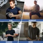 5 Pack Workout Mens T Shirts - Black Gym Quick Dry Short Sleeve Moisture Wicking Tee Tops for Athletic Work Casual Running - Image 6
