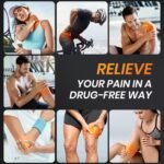 Dual Channel TENS Unit Muscle Stimulator, 3-in-1 EMS TENS Machine with 24 Modes & 40 Levels, Rechargeable EMS Massager for Neck, Shoulder, Sciatica & Back Pain Relief with 12 Pads, EVA Case - Image 3