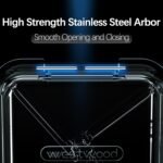 Small Pill Box,Pill Case,Pill Organizer,Travel Waterproof Portable Pocket Pill Box Medicine Organizer,Daily Pill Container for Purses Compact Travel Medicine Holder for Vitamins Medication Black - Image 4