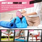 Ankle Resistance Bands with Cuffs, Ankle Weights Bands for Working Out, Women Leg and Glutes Workout Equipment, Exercise Bands for Kickbacks, Butt and Booty Trainer, Home Gym Fitness Equipment - Image 5