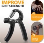 NIYIKOW 2 Pack Grip Strength Trainer, Hand Grip Strengthener, Adjustable Resistance 22-132Lbs (10-60kg), Forearm Strengthener, Perfect for Musicians Athletes - Image 3