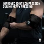 Gymreapers Weightlifting Elbow Wraps (1 Pair) - Flexible 40'' Elbow Compression Strap & Joint Support Brace - for Bench Press, Powerlifting, and Pressing - Image 5