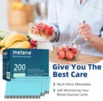 Metene TD-4116 Blood Glucose Test Strips, 200 Count Test Strips for Diabetes, Use with metene TD-4116 and metene S Blood Glucose Monitor Only(No Monitor) - Image 8
