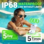 Smart Ring - Free SpO2 Sleep Tracker | No Subscription | IP68 Waterproof Fitness Tracker | 24/7 Activity Monitor | Step Counter & Tracking | Sleep & Workout Accessory Black 8 - Image 5