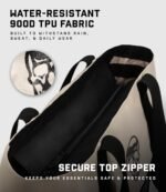 Gymreapers Laptop Tote Bag for Women - 22.5L Large Waterproof Tote Bag with Zipper for Travel & Gym - Image 3