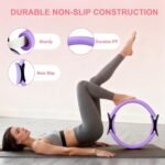 Home Pilates Kit for Women - 14 Pcs Pilates Equipment Set with Pilates Ring and Ball, 5 Resistance Bands Etc Accessories for Beginners Home Workouts - Includes Workout Guide - Image 5