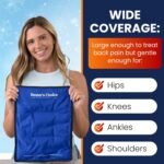 Gel Soft Flexible Ice Pack for Injuries Reusable - (Large: 11"x14.5") for Hip, Shoulder, Knee, Back - Comfy Cold Pack Compress for Swelling, Bruises, Surgery - Image 3