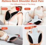 Red Light Therapy for Neck and Shoulders 3-in-1 LED Bead 660nm&850nm Infrared Light Therapy Belt for Neck Waist Back with Timer Remote Control Wearable Suitable for Home and Office Use - Image 3