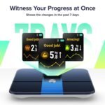 RunStar Scale for Body Weight, Precision Digital Bathroom Smart Scale with 3.5" TFT Color Large Display for BMI Muscle Mass Heart Rate, 22 Body Composition Analyzer Sync APP, 400lb - Image 4