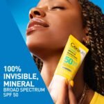 CeraVe Invisible Mineral Sunscreen SPF 50, Face Sunscreen for Sensitive Skin With Zinc Oxide & Titanium Dioxide, Vitamin E + Niacinamide + Ceramides, Oil Free, Travel Size 1.62 oz - Image 7