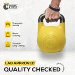 Kettlebell Kings Competition Kettlebells Weight (35mm handle) 8-48 KG | Hand weights Workout Gym Equipment & Strength training sets for Women & Men for Home Gym | Suitable for High Repetition Workouts - Image 5