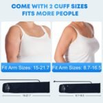 Blood Pressure Monitors for Home Use with 2 Size Cuff (8.7-16.5'' & 15-21.7'' Extra Large Blood Pressure Cuff), 2x120 Memory, with USB Cable and 4 aa Batteries(Blue) - Image 4
