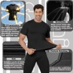 TELALEO 6 Pack Men's Compression Shirt Short Sleeve Athletic Baselayer Sports T Shirts Workout Tops for Men Black White - Image 4