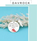 Runner Gifts Men Cross Country Running Gifts for Runners Men Women Track and Field Keychain - Image 5