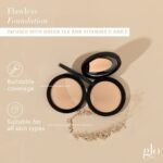 Glo Skin Beauty Pressed Base Powder Foundation Makeup (Honey Medium) - Flawless Coverage for a Radiant Natural, Second-Skin Finish - Image 4