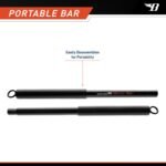 BIONIC BODY 36 Inches Light Weight Resistance Training Straight Bar – Fits All Resistance Bands/Accessories with Carabiners BBEB-020 - Image 4
