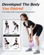 Soft Kettlebell, Safe Strength Training Kettle bell, Cushioned Impact-Resistant Base and Anti-Slip Grip Weight, Kettlebells Set for Home Workouts and Men/Women/Beginners,With Non-slip Gloves - Image 6