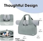 sportsnew Yoga Gym Bags for Women with Shoes Compartment & Wet Dry Storage Pockets & Adjustable Yoga Mat Holder, Patent Pending - Image 3