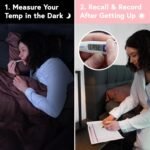 Digital Basal Body Thermometer, 1/100th Degree High Precision, Quick 60-Sec Reading, Memory Recall, Accurate BBT Thermometer for Natural Ovulation Tracking by iProven - Image 5