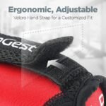 Logest Soft Hand Weights - Adjustable Neoprene Dumbbells (1LB, 2LB, 3LB, 4LB) - Red, Yellow, Blue, Purple - Velcro Straps - Weight Training, Walking, Jogging, Aerobics, Yoga - Image 3