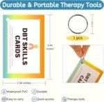 DBT Skills Therapy Cards for Coping – Dialectical Behavior Therapy Tools for Teens & Adults – Mental Health Emotional Regulation & Stress Relief - Image 4