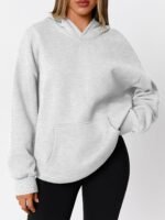 WYNNQUE Hoodies for Women Oversized Sweatshirts Fall Fashion Outfits 2025 Casual Sweaters Tops Fleece Workout Winter Clothes - Image 3