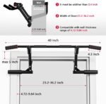 ONETWOFIT 2025 Upgrade Multi-Grip Pull Up Bar for Doorway - 460 lbs Heavy Duty Chin-Up Bar for Home Gym Exercise, Door Frame Pull Up Bar for Almost All Doors - Image 4