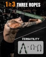 MANUEKLEAR Tricep Rope Cable Attachment Handles, Greater Range of Motion, Tricep Pull Down Rope for Push Downs, Crunches, Facepulls for Professional Gym - Image 3