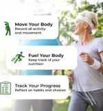 Wellness Tracker Daily Habit Tracker. Set Goals for All Physical Activity and Nutritional Habits in Spiral Bound, 10-Week Journal. Ideal for Women and Men 50-80+. - Image 4