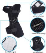 Joint Support Knee Pads - Power Lift Knee Stabilizer Pads - Powerful Rebound Spring Force Knee Protection Booster - Breathable Non-Slip Joint Knee Support Brace for Climbing, Exercising, Squat - Image 4