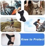 Joint Support Knee Pads - Power Lift Knee Stabilizer Pads - Powerful Rebound Spring Force Knee Protection Booster - Breathable Non-Slip Joint Knee Support Brace for Climbing, Exercising, Squat - Image 6
