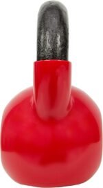 Sunny Health & Fitness Vinyl Coated Kettlebell for Strength Weight Training & Swinging Exercise - In 5, 10, 15, 20, 25 Pound - Image 5