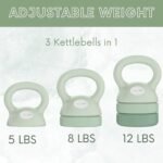 Polyfit Adjustable Kettlebell | 5 lb - 12 lb | Kettlebells Weights Set for Home Gym | Kettle Bell Sets for Women at Home - Image 3