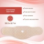 All Natural Moisturizing Body Applicator – Easy to Use Body Wrap -Anti Cellulite Solution- Firming Toning Tummy Wrap (6 WRAPS) - Image 4
